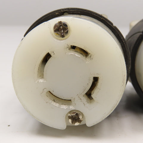 Pass & Seymour L1620C 20A 480V 3 Pole W/ Ground Turnlok Female Plug Lot Of 2