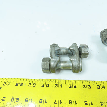 Crosby BMD6 9/16" - 5/8" Galvanized Fist-Grip Wire Rope Clip Lot Of 3