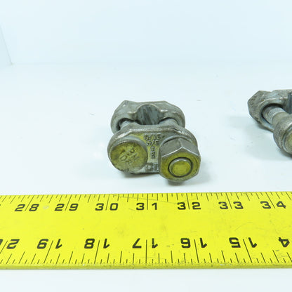 Crosby BMD6 9/16" - 5/8" Galvanized Fist-Grip Wire Rope Clip Lot Of 3