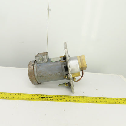 Baldor KWM3007 1/3HP Piston Oil Way Lube Pump 208-220/440V 3PH 1725RPM