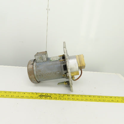 Baldor KWM3007 1/3HP Piston Oil Way Lube Pump 208-220/440V 3PH 1725RPM