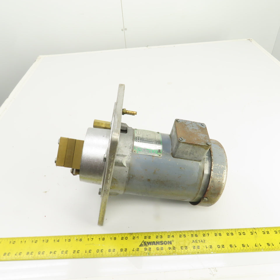 Baldor KWM3007 1/3HP Piston Oil Way Lube Pump 208-220/440V 3PH 1725RPM
