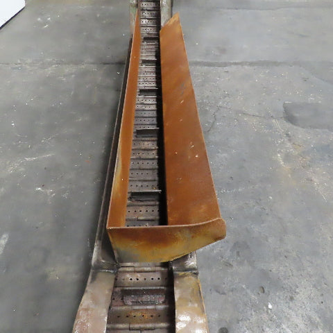 6" x 10' Incline Chip Conveyor 19FPM 230/460V 1/3Hp 59" Discharge