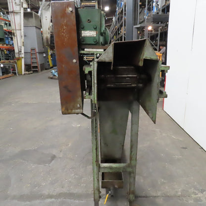 6" x 10' Incline Chip Conveyor 19FPM 230/460V 1/3Hp 59" Discharge