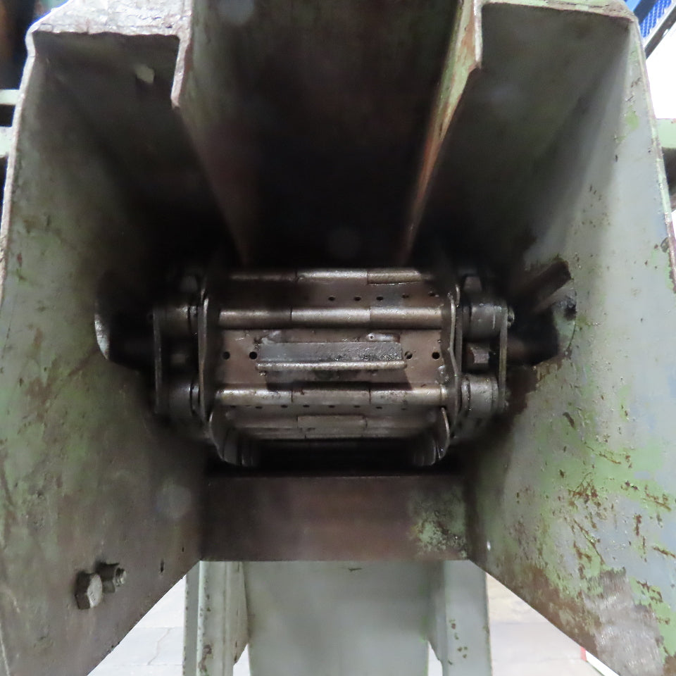 6" x 10' Incline Chip Conveyor 19FPM 230/460V 1/3Hp 59" Discharge