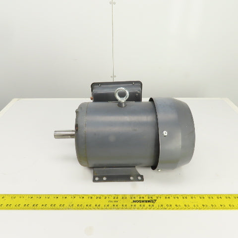 Techtop RD1-RS-TF-182T-4-B-3 3HP AC Electric Motor 1725RPM 208-230V 1PH 182T FR.