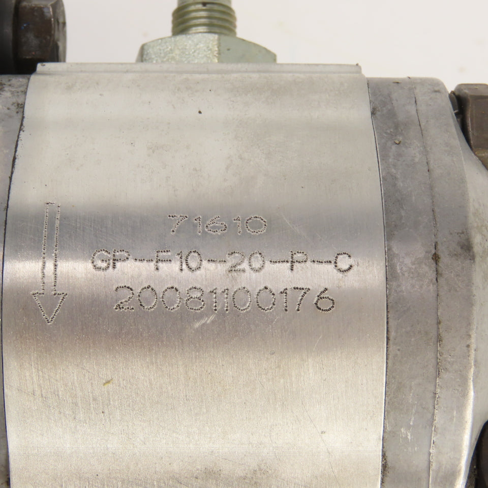 Dynamic GP-F10-20-P-C 1.5HP High Pressure Gear Oil Pump 115/230V 1PH 3625PSI