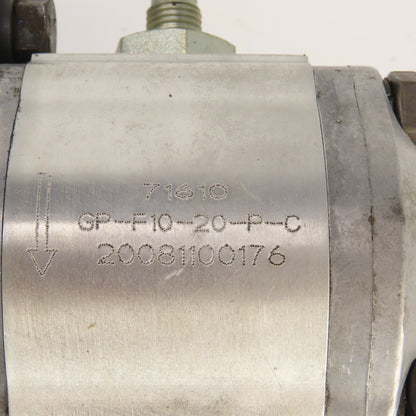 Dynamic GP-F10-20-P-C 1.5HP High Pressure Gear Oil Pump 115/230V 1PH 3625PSI