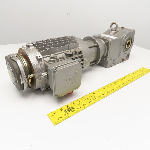 Nord 90121AZSH-IEC100-100 41.65:1 Ratio 41RPM Brake Gear Motor 3Hp 230/460V