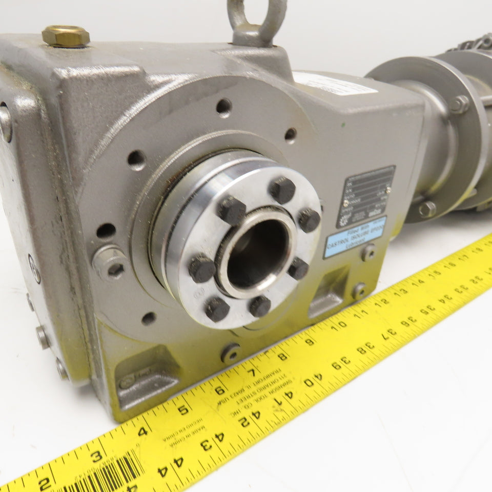 Nord 90121AZSH-IEC100-100 41.65:1 Ratio 41RPM Brake Gear Motor 3Hp 230/460V