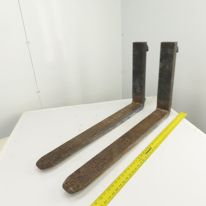 Kenhar Class II 2 Tapered Forklift Forks Carriage Mount 36" x 4" Set Of 2