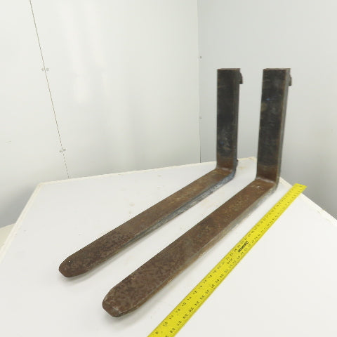 Kenhar Class II 2 Tapered Forklift Forks Carriage Mount 36" x 4" Set Of 2
