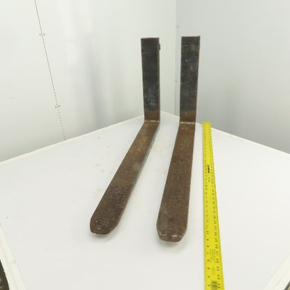 Kenhar Class II 2 Tapered Forklift Forks Carriage Mount 36" x 4" Set Of 2