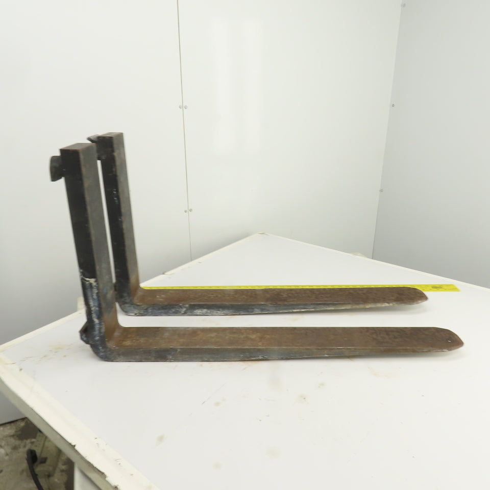 Kenhar Class II 2 Tapered Forklift Forks Carriage Mount 36" x 4" Set Of 2