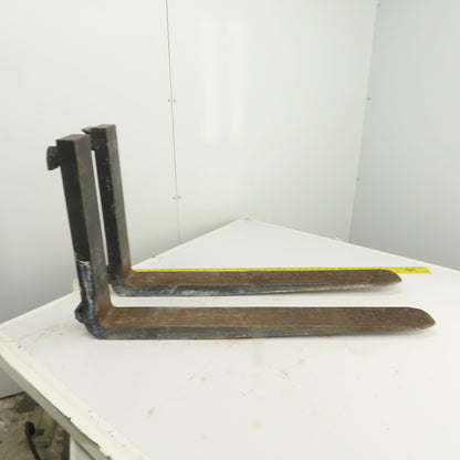 Kenhar Class II 2 Tapered Forklift Forks Carriage Mount 36" x 4" Set Of 2