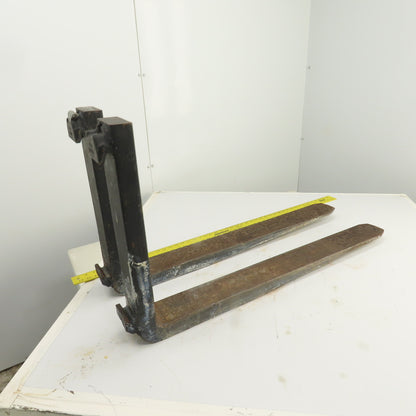 Kenhar Class II 2 Tapered Forklift Forks Carriage Mount 36" x 4" Set Of 2
