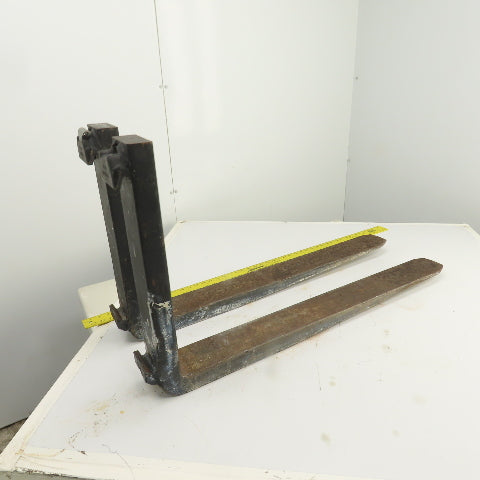 Kenhar Class II 2 Tapered Forklift Forks Carriage Mount 36" x 4" Set Of 2