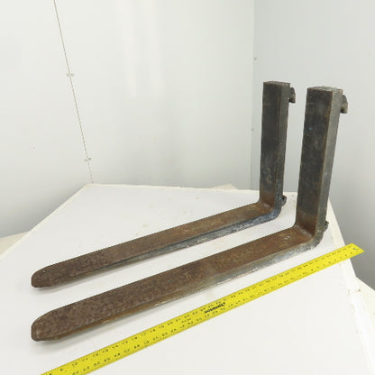 Kenhar Class II 2 Tapered Forklift Forks Carriage Mount 36" x 4" Set Of 2