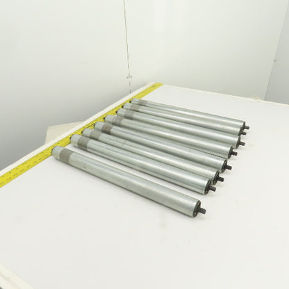 Dematic S3453 HQ 1.900 OD 22"BF 23-3/8" OAL Gravity Conveyor Roller Lot Of 8
