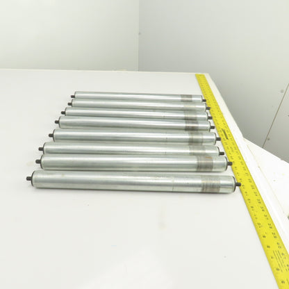 Dematic S3453 HQ 1.900 OD 22"BF 23-3/8" OAL Gravity Conveyor Roller Lot Of 8