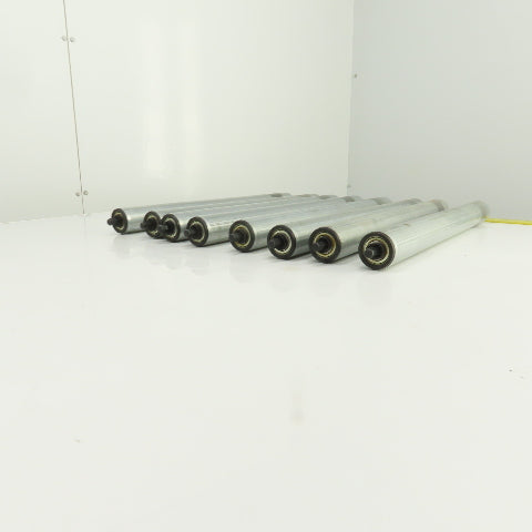Dematic S3453 HQ 1.900 OD 22"BF 23-3/8" OAL Gravity Conveyor Roller Lot Of 8
