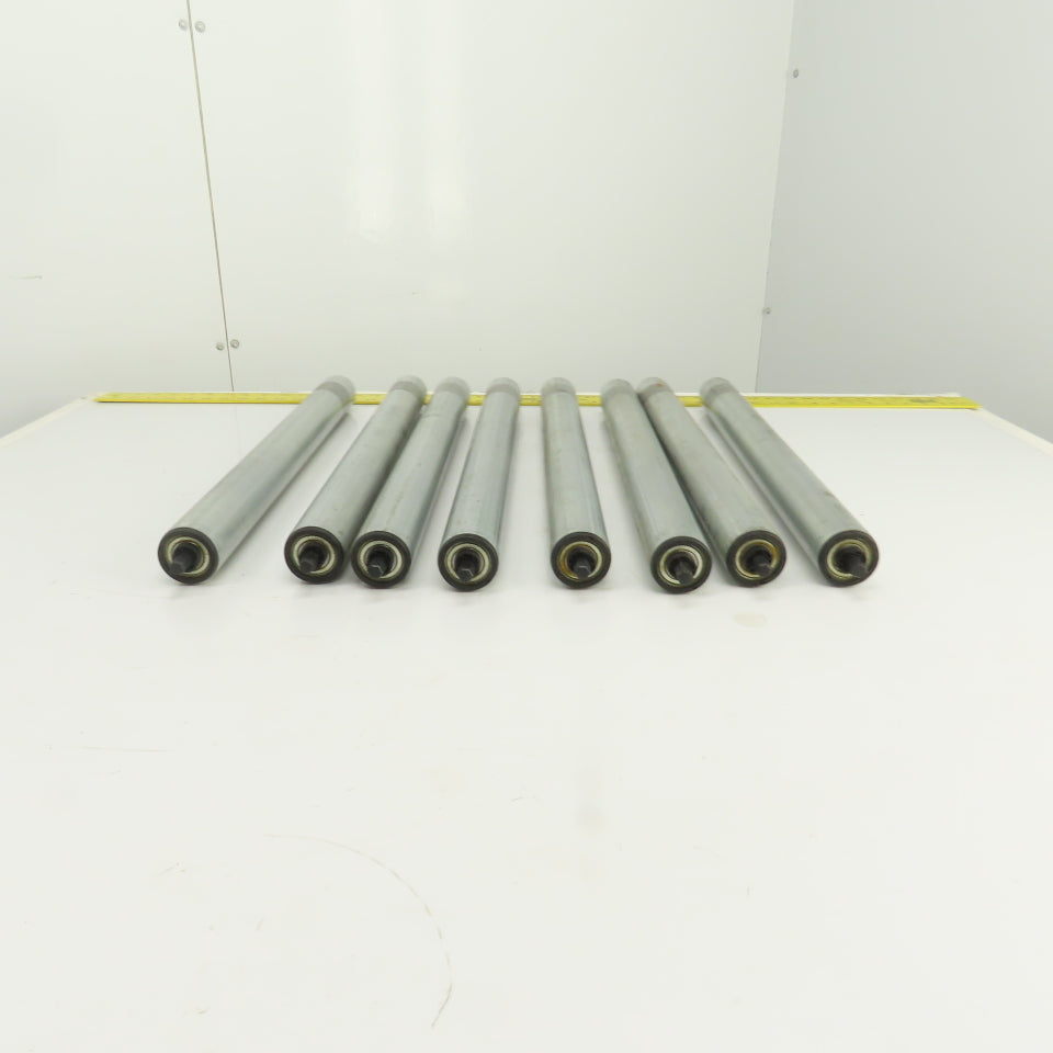 Dematic S3453 HQ 1.900 OD 22"BF 23-3/8" OAL Gravity Conveyor Roller Lot Of 8