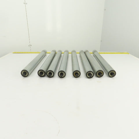 Dematic S3453 HQ 1.900 OD 22"BF 23-3/8" OAL Gravity Conveyor Roller Lot Of 8