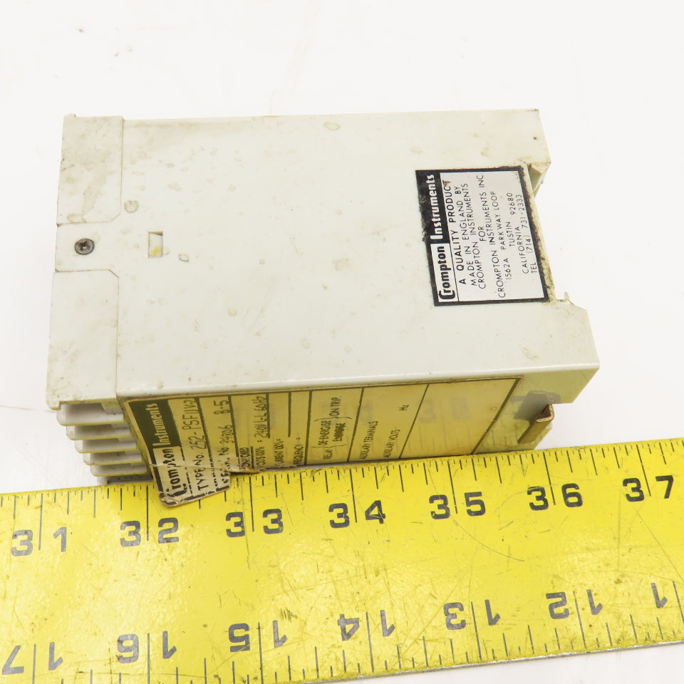 Crompton 252-PSFUV-2 Protector Trip Relay 240V 60Hz Deenergize On Trip