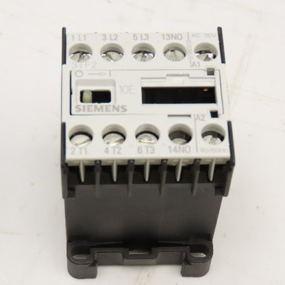 Siemens 3TF2010-0AG2 Size 00 3 Pole Contactor 1NO 600V 5Hp 110V Coil