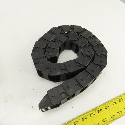OKSO 0450.22 43" OAL Cable Carrier Energy Drag Chain 1.5" x 1" ID Lot Of 2