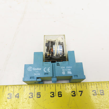 Omron MYQ4N 110/120VAC Relay Module W/ Socket Base