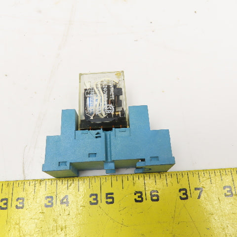 Omron MYQ4N 110/120VAC Relay Module W/ Socket Base