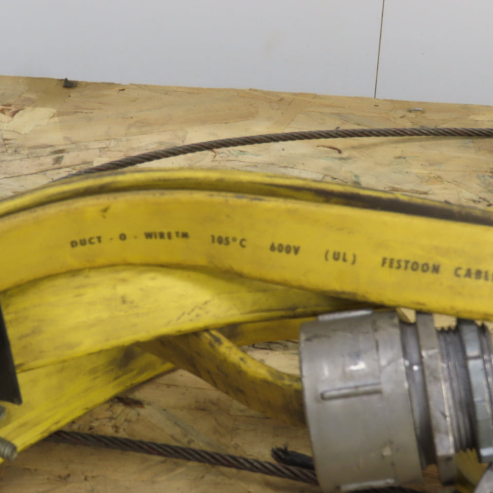 Duct-O-Wire 27' OAL Double Run Festoon Cable Travel System Kit 7-Cond 12AWG 600V