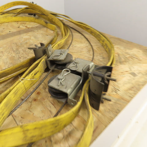 Duct-O-Wire 27' OAL Double Run Festoon Cable Travel System Kit 7-Cond 12AWG 600V