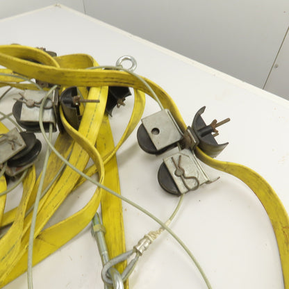 Flat-Flex 26' OAL Festoon Cable Carrier Travel System Kit 8-Cond 12AWG 600V