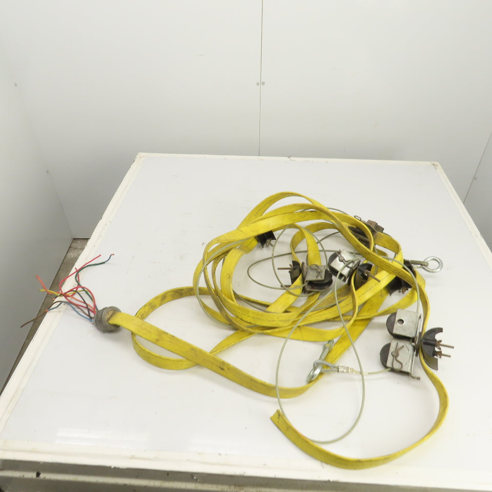 Flat-Flex 26' OAL Festoon Cable Carrier Travel System Kit 8-Cond 12AWG 600V