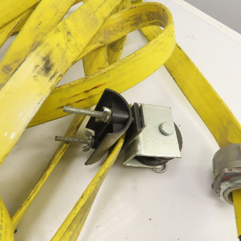 Flat-Flex 41' OAL Festoon Cable Carrier Travel System Kit 8-Cond 12AWG 600V