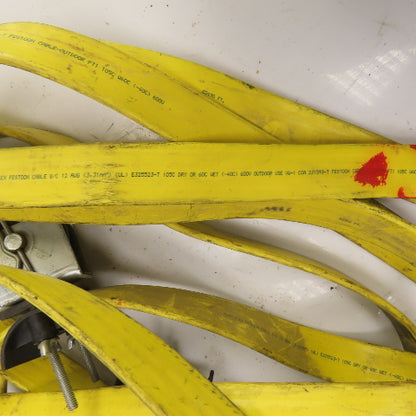 Flat-Flex 41' OAL Festoon Cable Carrier Travel System Kit 8-Cond 12AWG 600V