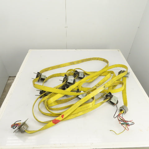 Flat-Flex 41' OAL Festoon Cable Carrier Travel System Kit 8-Cond 12AWG 600V
