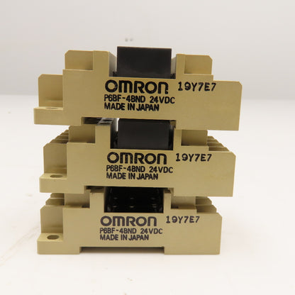 Omron P6BF-4BND General Purpose Relay Module Lot Of 3