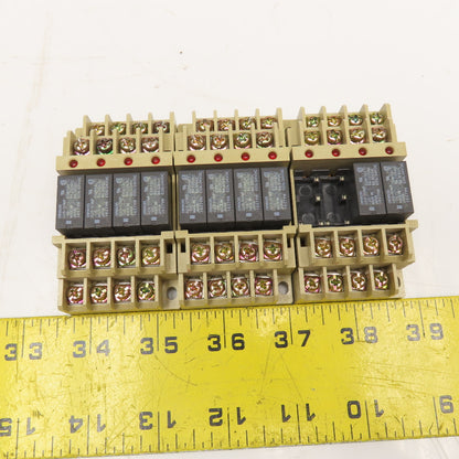 Omron P6BF-4BND General Purpose Relay Module Lot Of 3