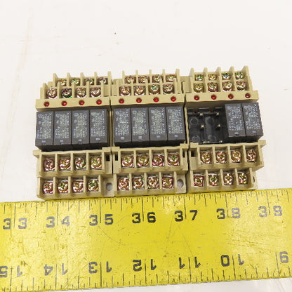 Omron P6BF-4BND General Purpose Relay Module Lot Of 3