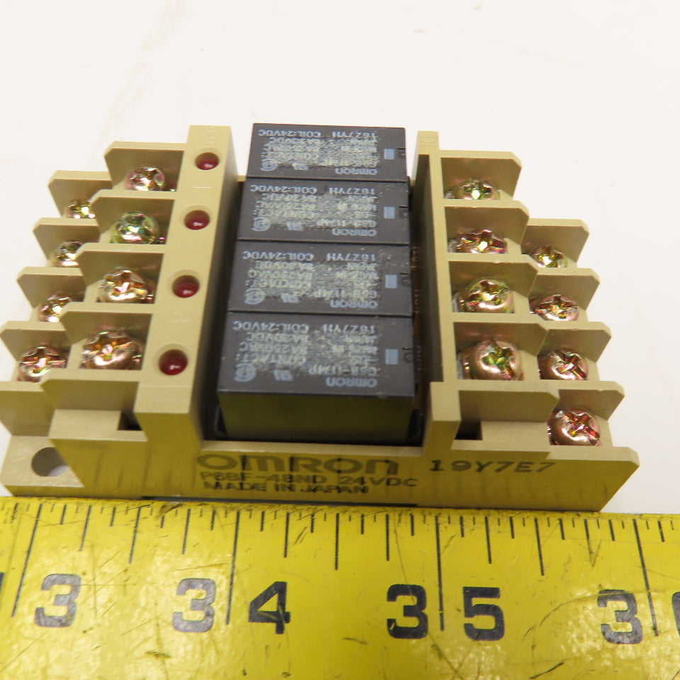 Omron P6BF-4BND General Purpose Relay Module Lot Of 3
