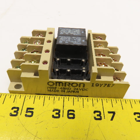 Omron P6BF-4BND General Purpose Relay Module Lot Of 3