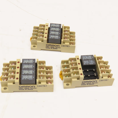 Omron P6BF-4BND General Purpose Relay Module Lot Of 3