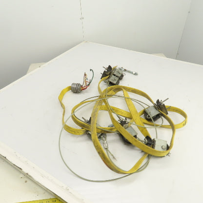 Duct-O-Wire 14' OAL Festoon Cable Carrier Travel System Kit 7-Cond 12AWG 600V