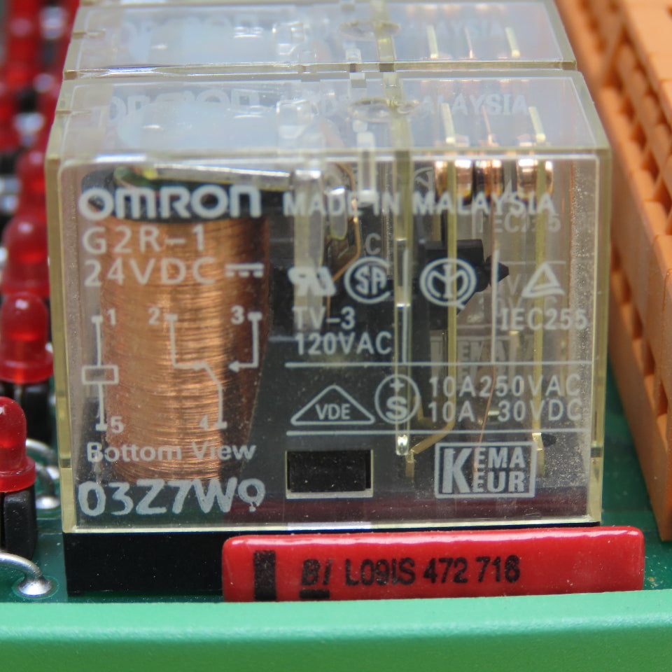 Eurogi EMV37360 Relay Circuit Board Omron G2R-1