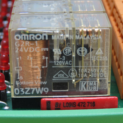 Eurogi EMV37360 Relay Circuit Board Omron G2R-1