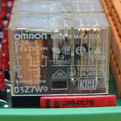 Eurogi EMV37360 Relay Circuit Board Omron G2R-1