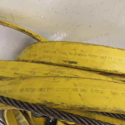 Duct-O-Wire 47' OAL Festoon Cable Carrier Travel System Kit 7-Cond 12AWG 600V
